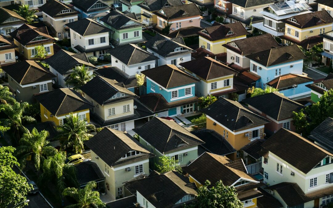 aerial photography of rural